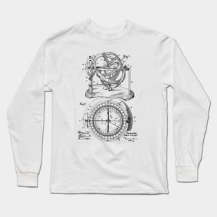 VINTAGE PATENT DRAWING Long Sleeve T-Shirt